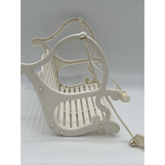 Vintage Mattel 1984 Barbie Glamour Home White Swing & Canopy Replacement Parts - Picture 11 of 15